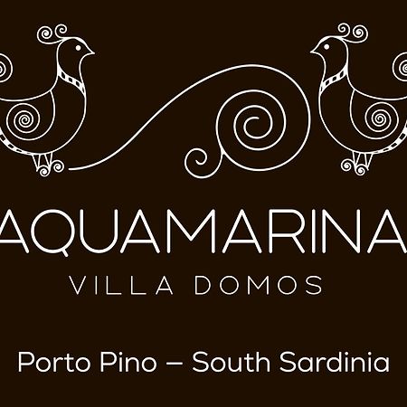 Villa Aquamarina Pavoncella Rossa Порто Пино Екстериор снимка