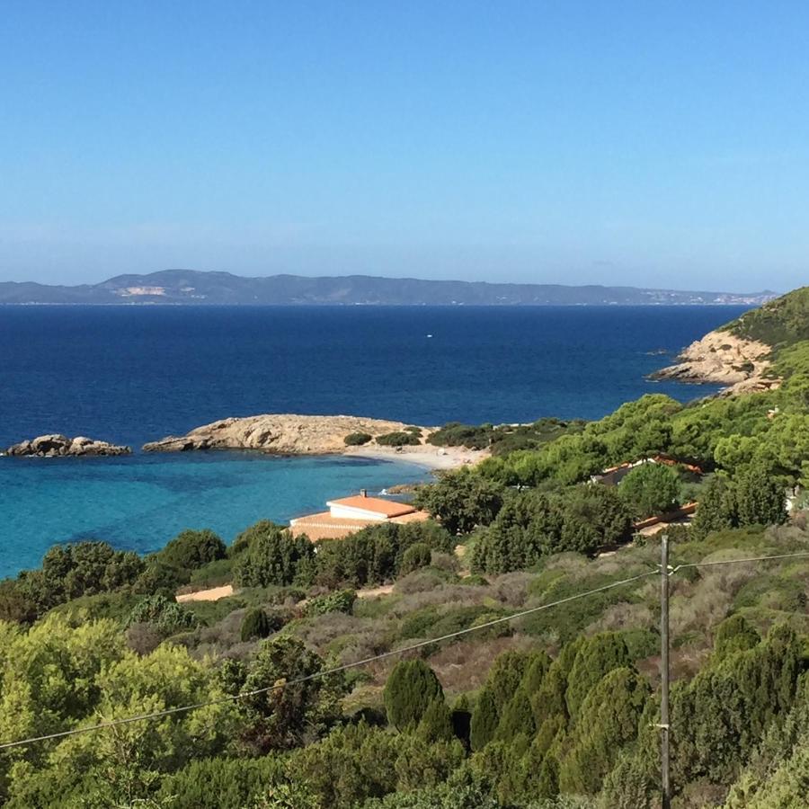 Villa Aquamarina Pavoncella Rossa Порто Пино Екстериор снимка