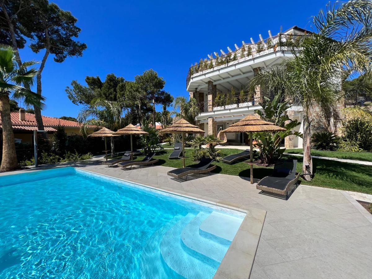 Villa Aquamarina Pavoncella Rossa Порто Пино Екстериор снимка