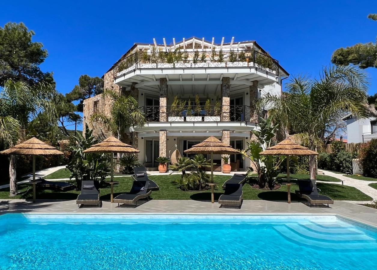 Villa Aquamarina Pavoncella Rossa Порто Пино Екстериор снимка